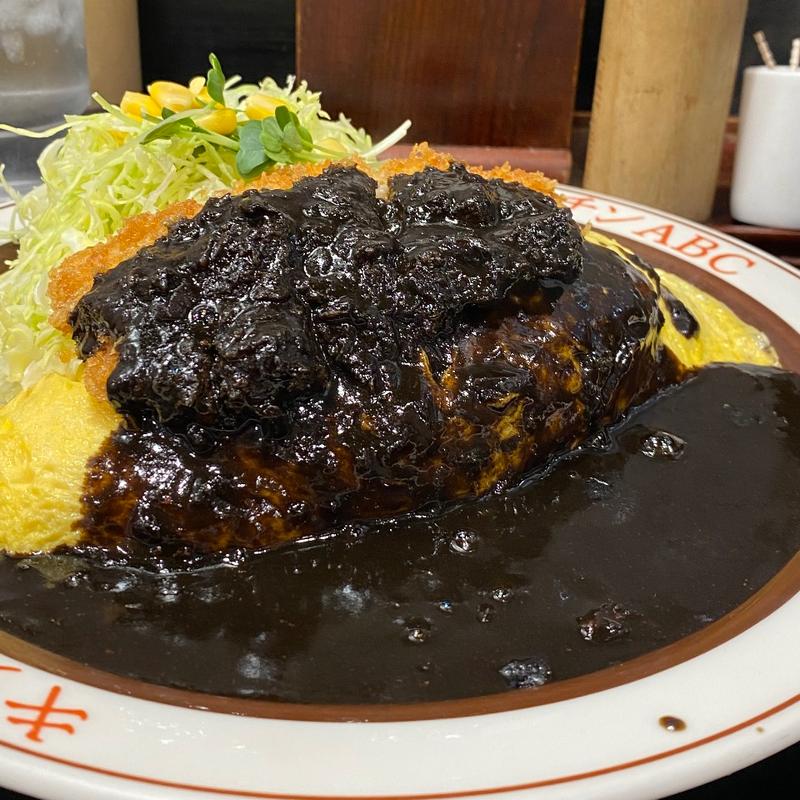 オムチキンカツカレー(キッチンABC 西池袋店)