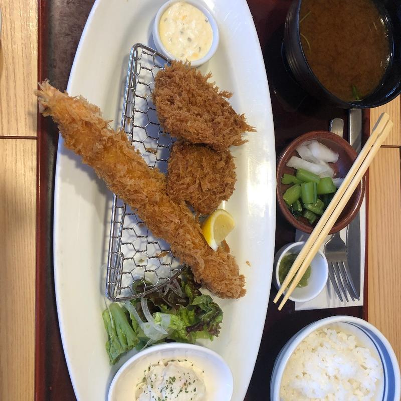 大海老＆ヒレカツ定食(かつはな亭 足利店 )