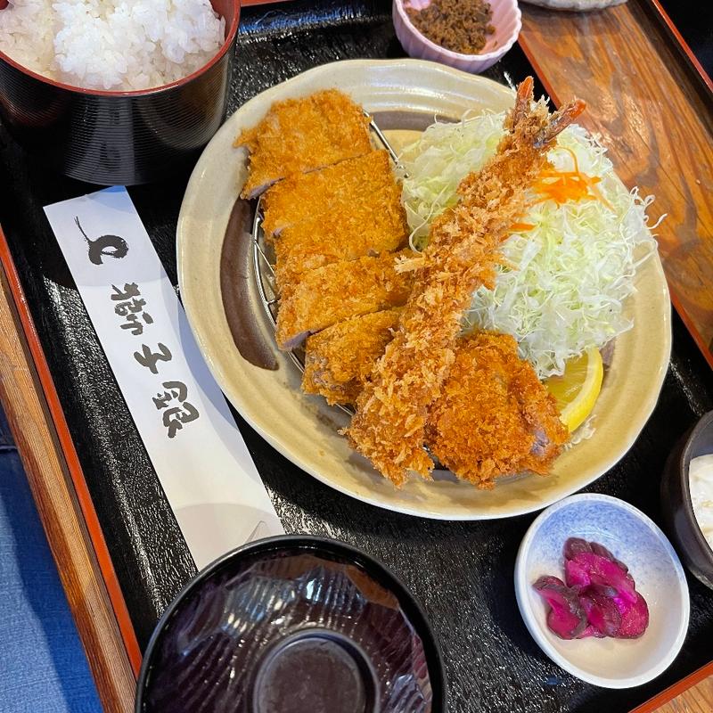 ミックスフライ定食(獅子銀 とうじょう店（道の駅 とうじょう）)