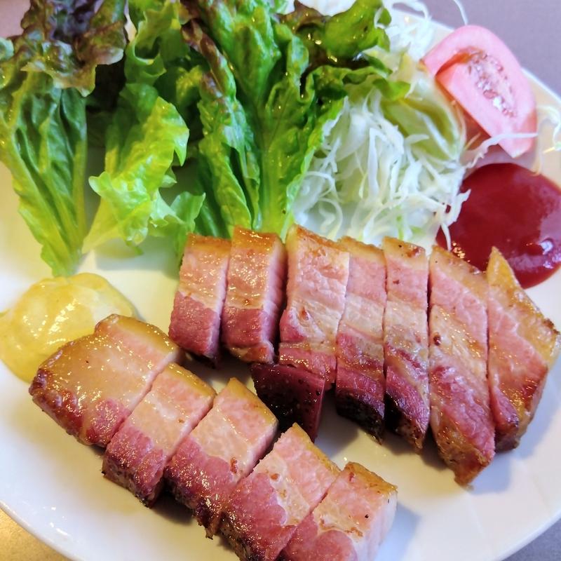 ベーコンステーキ定食(グリンデル )