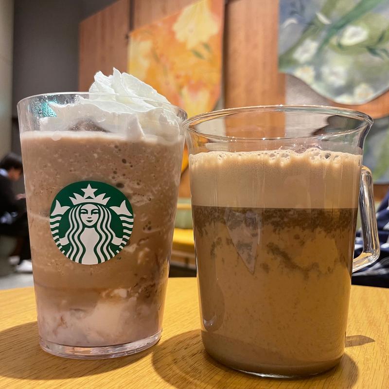 ピーチパンナコッタ&アールグレイティー(スターバックスコーヒー 越谷イオンレイクタウン kaze 1階店)