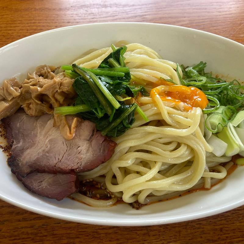 冷やし麻辣ニンニク塩まぜそば(栃木中華そば 神志)