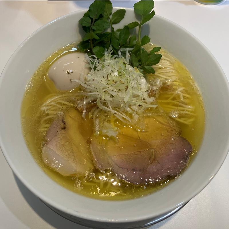 (期間限定)塩アニマル+味玉アローカナトッピング(上方レインボー)