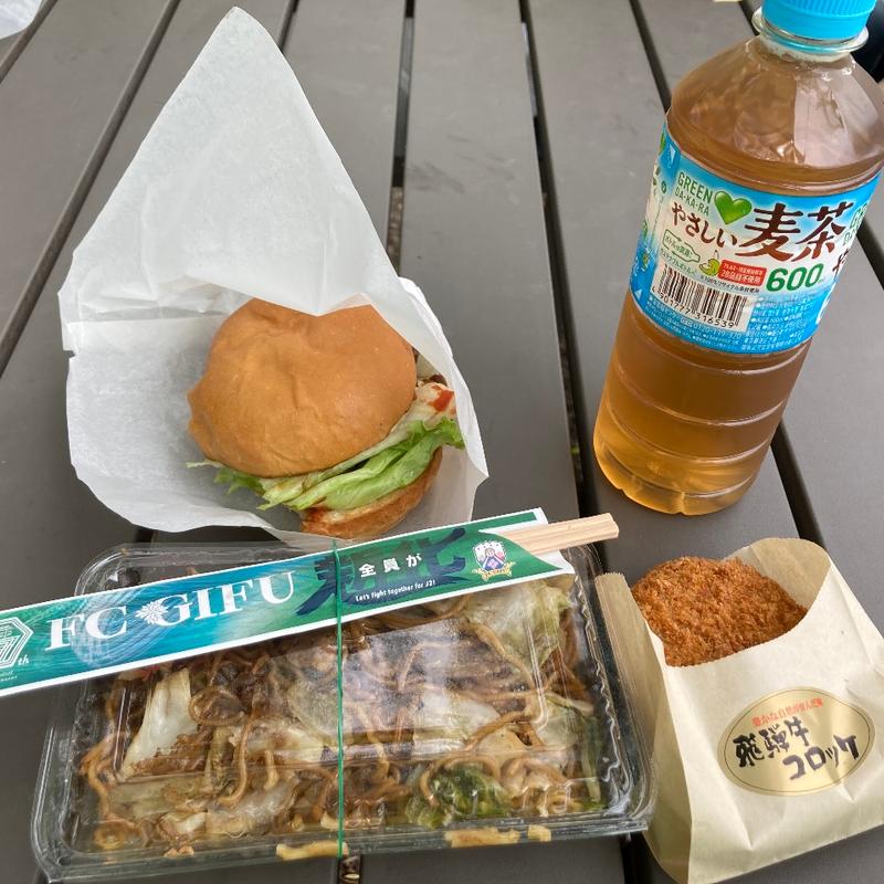 鹿肉ハンバーガー(美濃加茂サービスエリア )