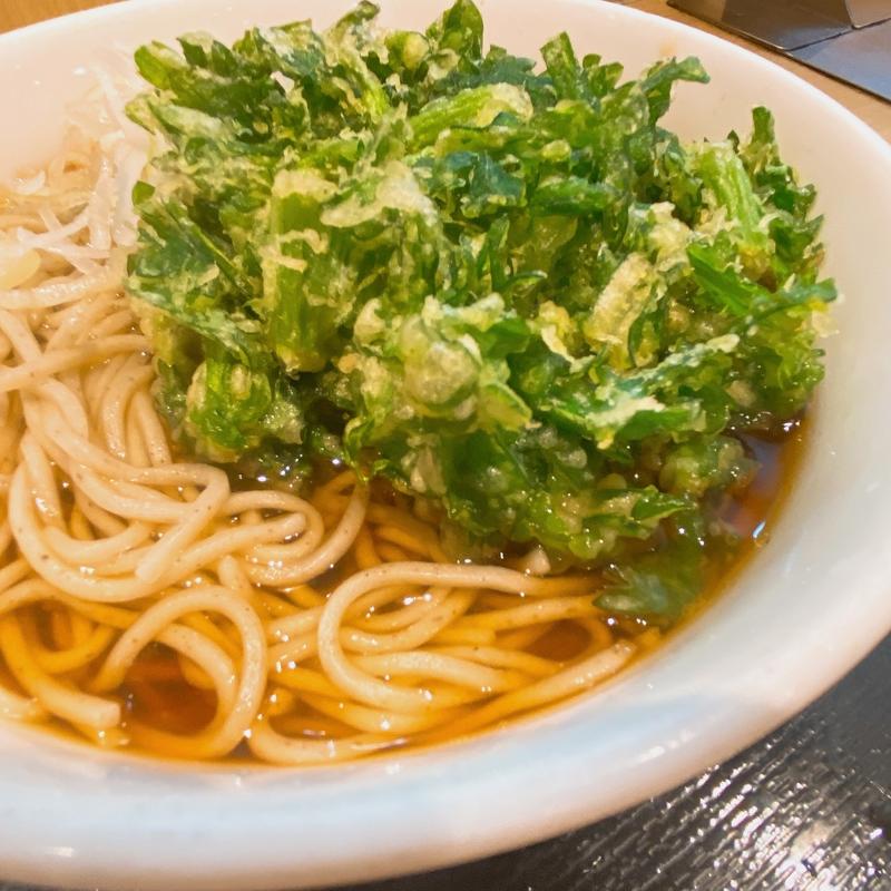 春菊天そば(いろり庵きらく 稲毛店)