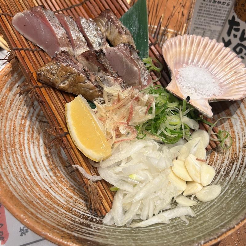 ブリの藁焼き塩たたき(土佐清水ワールド 梅田ギャザ阪急店)