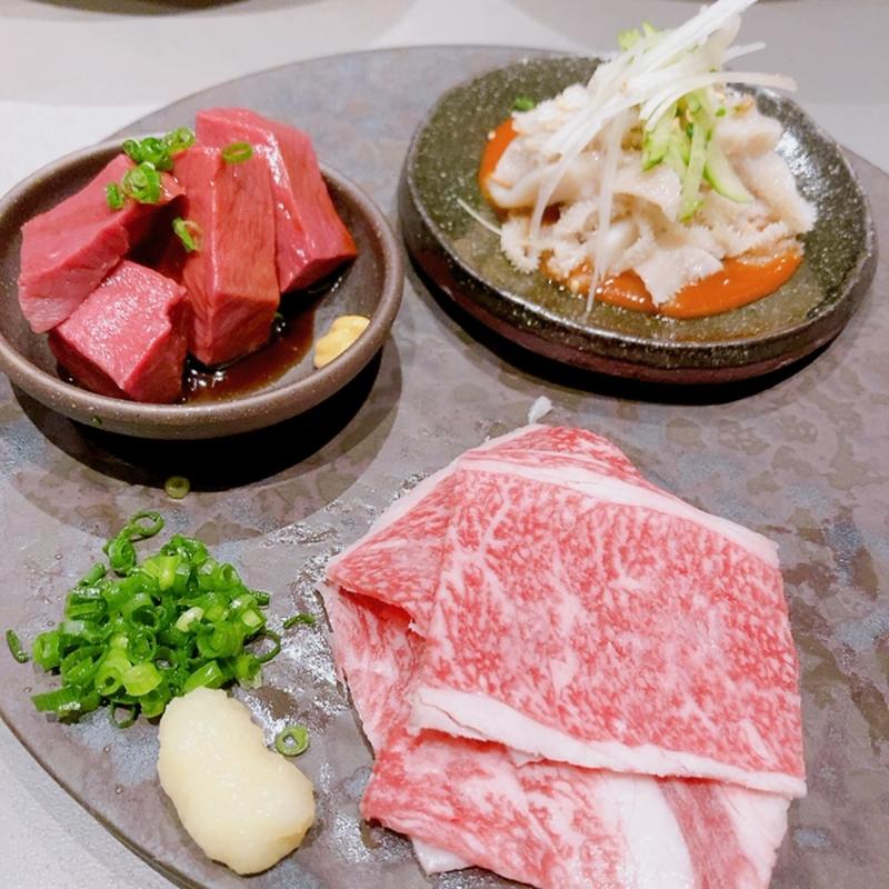 肉刺盛り合わせ(お酒とヒトサラ 真皿)