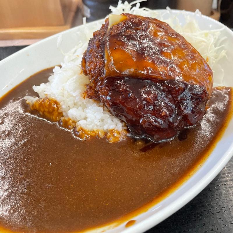 デミチーズハンバーグカツカレー(かつや 川崎戸手店)