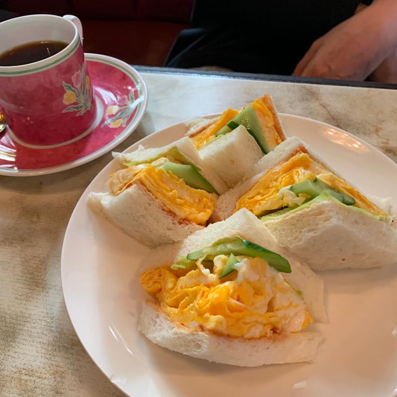 玉子サンド(珈論琲亜)