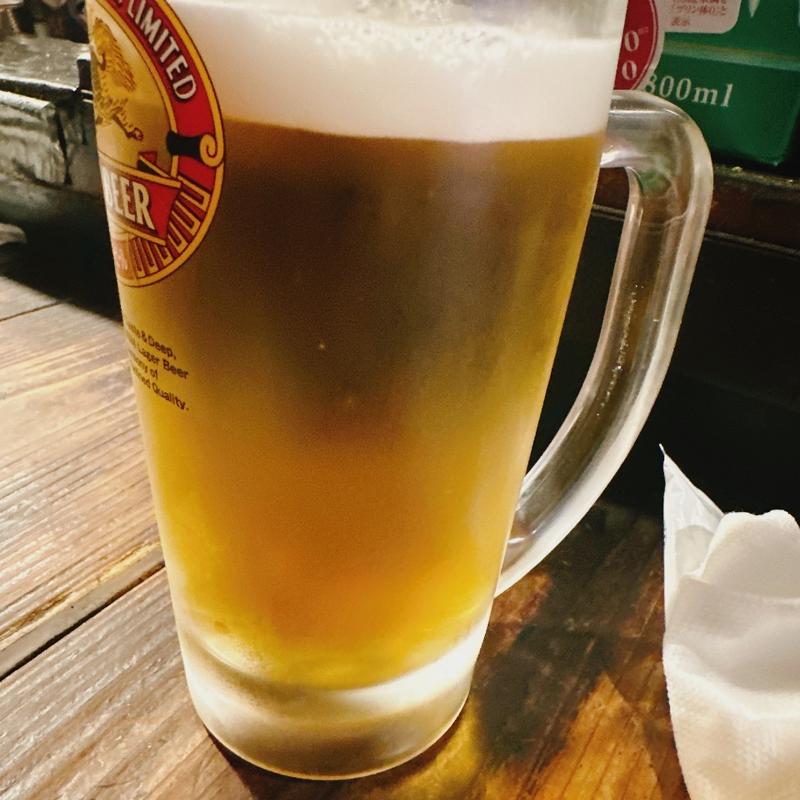 生中(焼鳥丸万 本店)