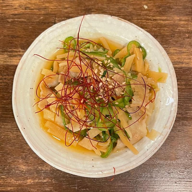 青椒肉絲(焼き鳥とおつまみ 佐藤)