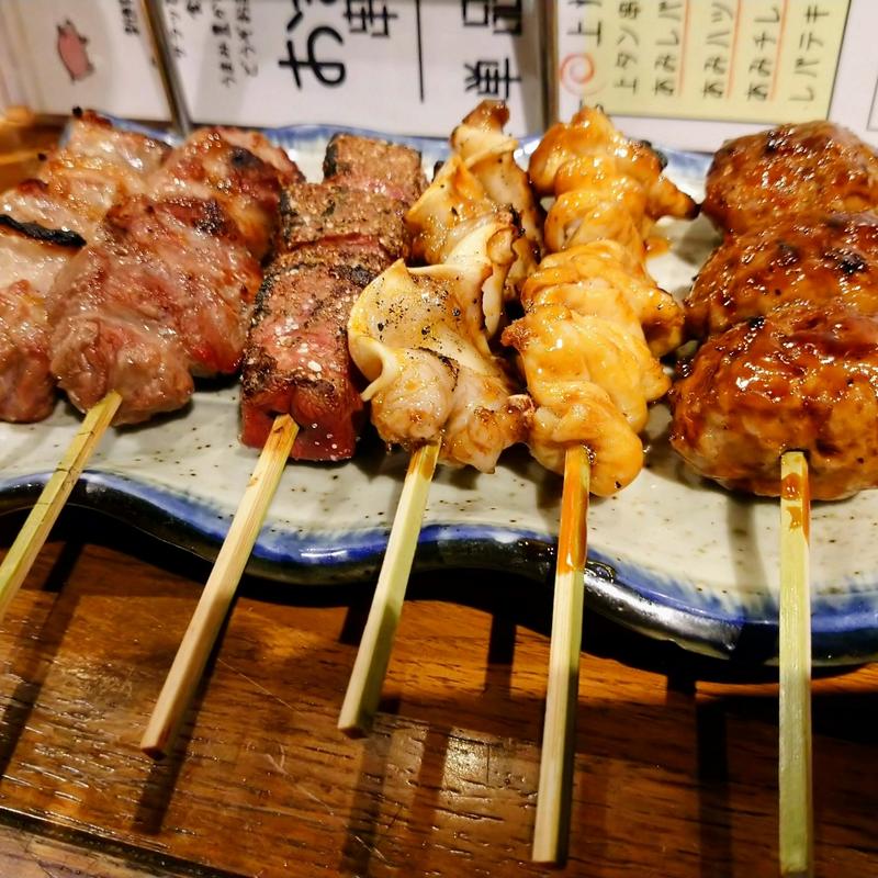 おまかせ串盛り(あぶり 清水 総本店)