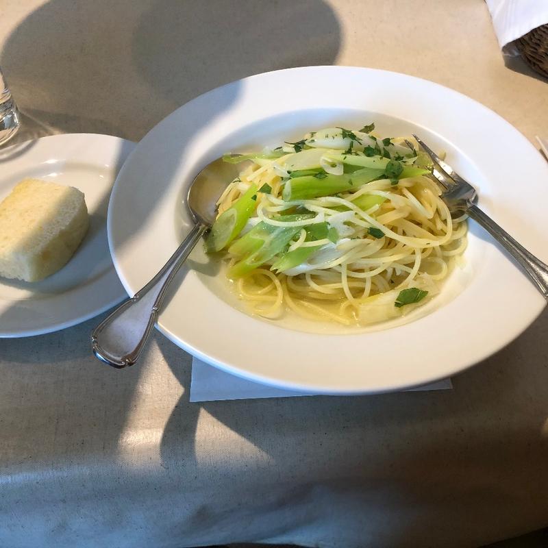 パスタランチ（九条ネギのペペロンチーノ）(cucinetta girasole （クチネッタ ジラソーレ 【旧店名】Italian Dining Bamboo）)