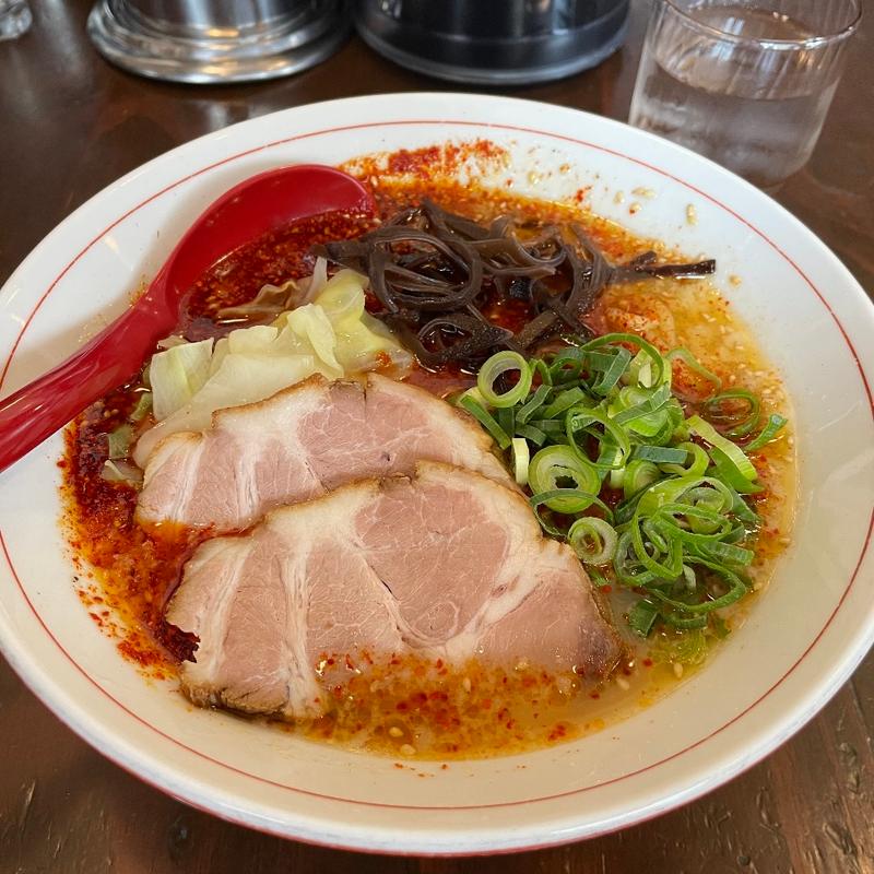 赤スープ辛まし(山嵐 本店 （やまあらし）)