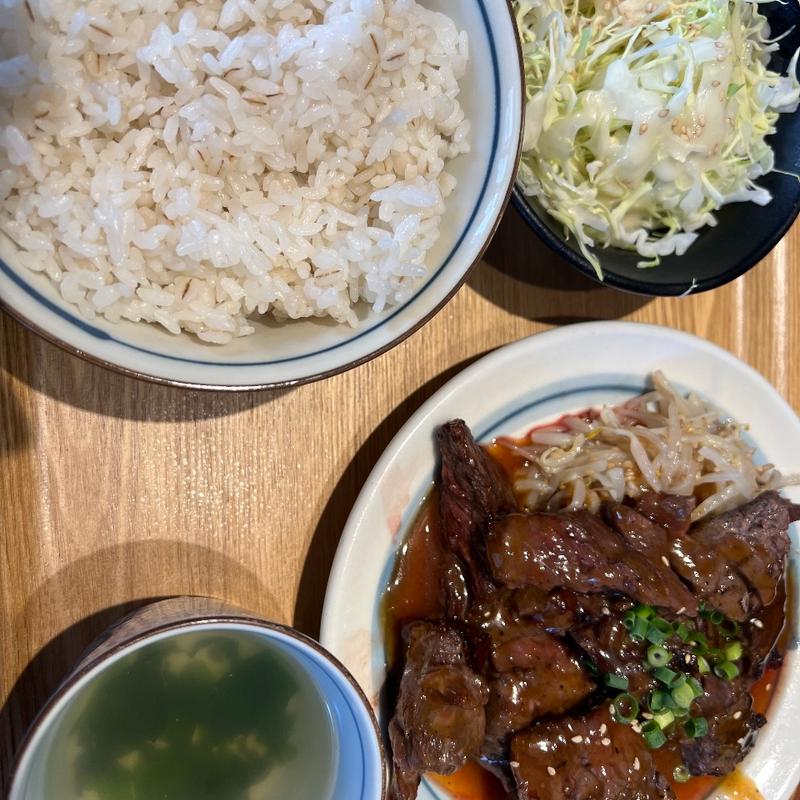 牛ハラミ焼きランチ(下北しずる)