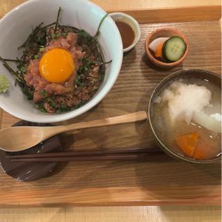 醤油糀のネギトロ丼(おふろcafe bijinyu （美肌湯）)