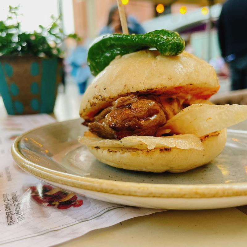 Mollete de filet de vedella(Tapa Tapa Arenas)