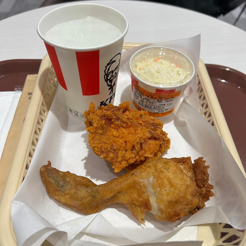 オリジナルチキン＋ガーリックホット＋コールスローS(ケンタッキーフライドチキン京王永山店)