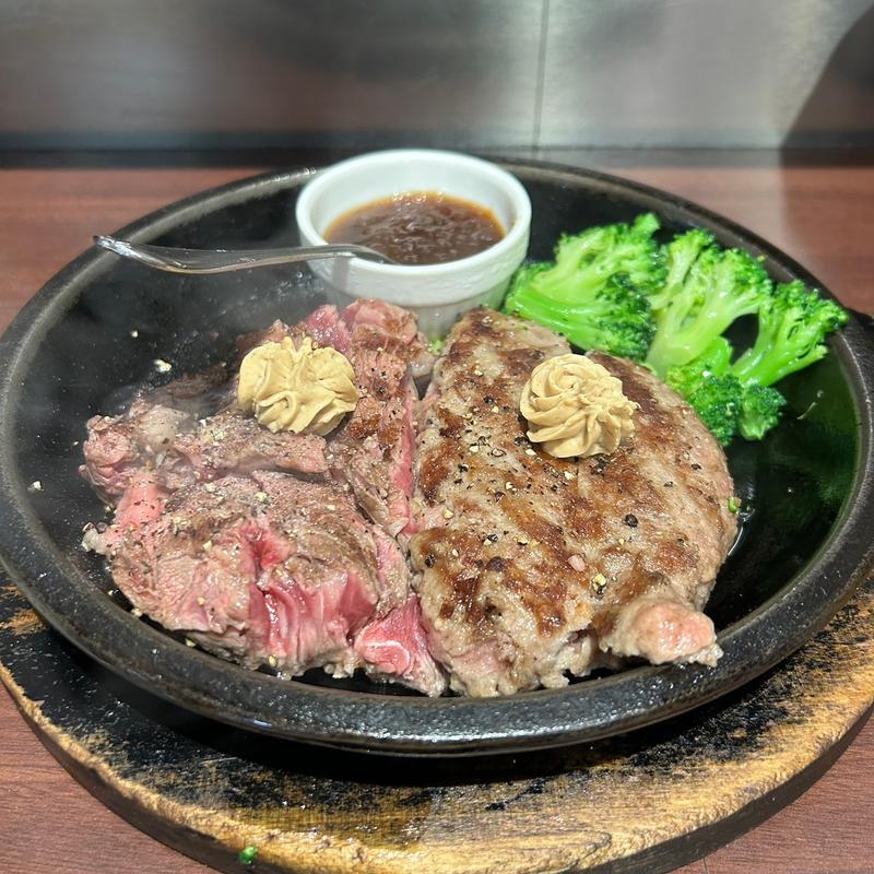 ワイルドコンボ300g＋ライス(いきなりステーキ 赤坂通り店)