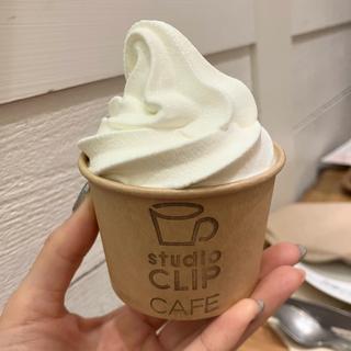 ミルクソフトクリーム(studio CLIP CAFE  武蔵小杉店)