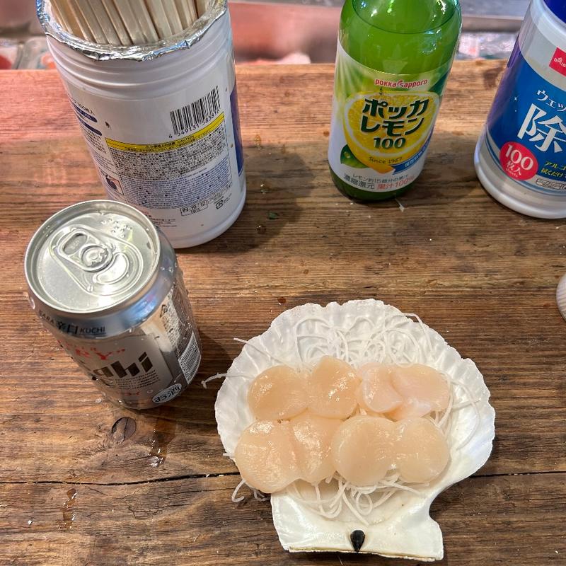 ホタテのお刺身(三宅水産)