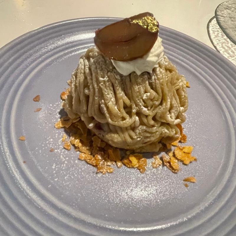 和栗のモンブラン(シエロイリオ （Riverside Cafe Cielo y Rio）)