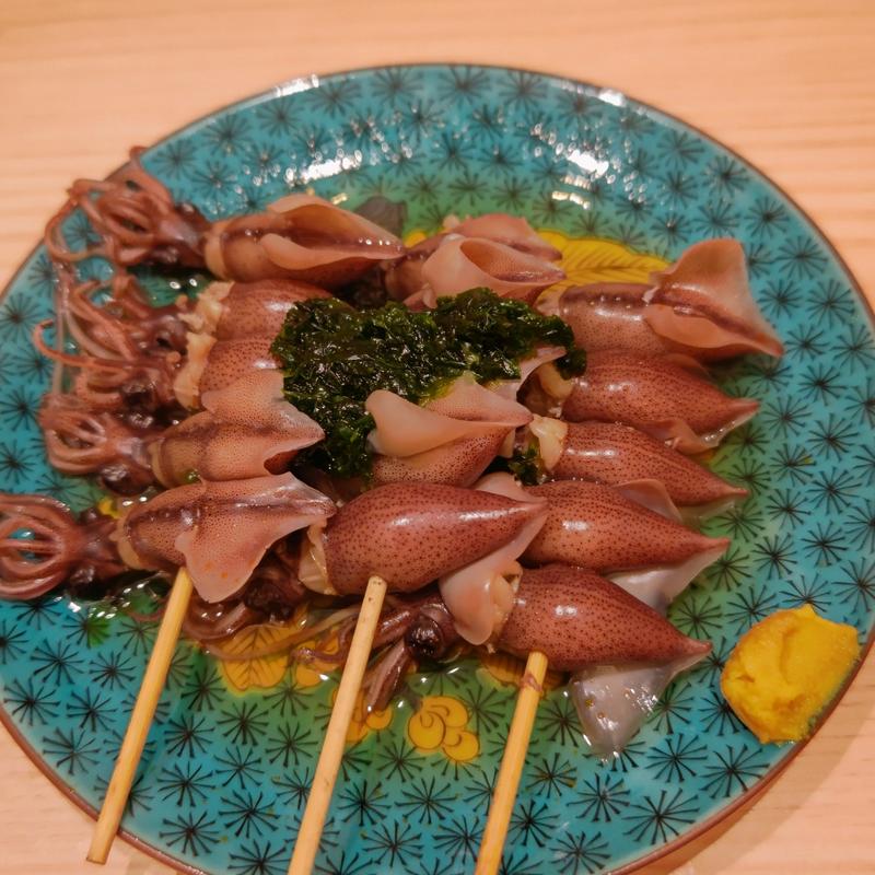 海おでん ホタルイカ(貝・海苔巻き 野毛しらはら)