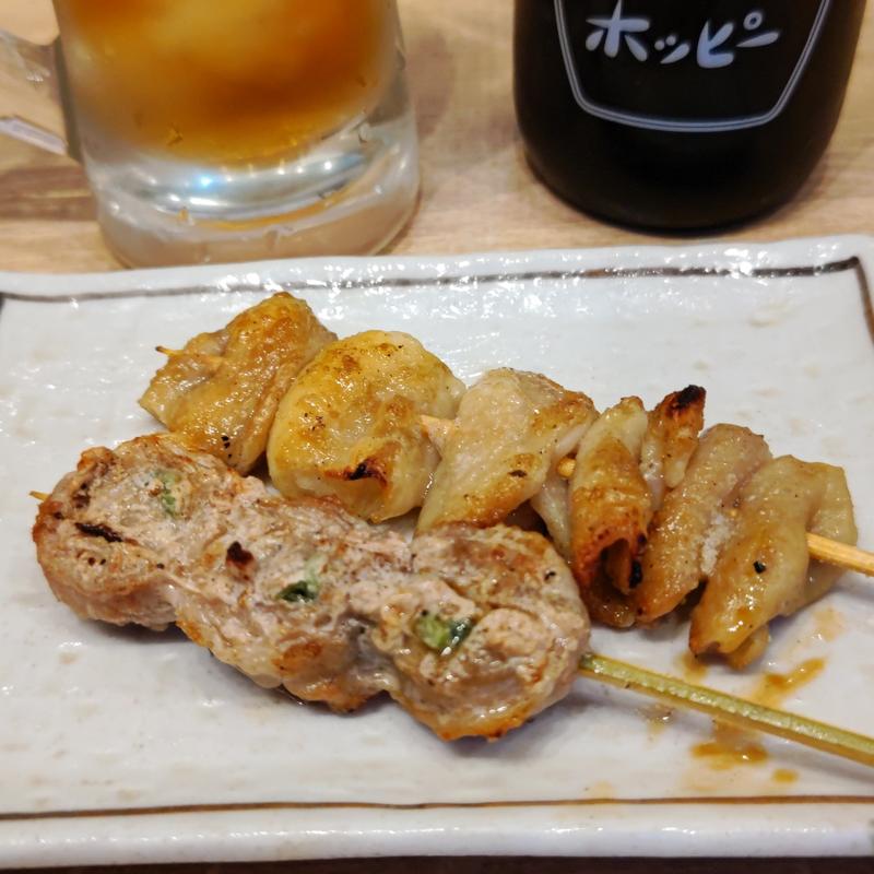 豚ニラ巻き・皮(ホームベース 伊勢佐木町)