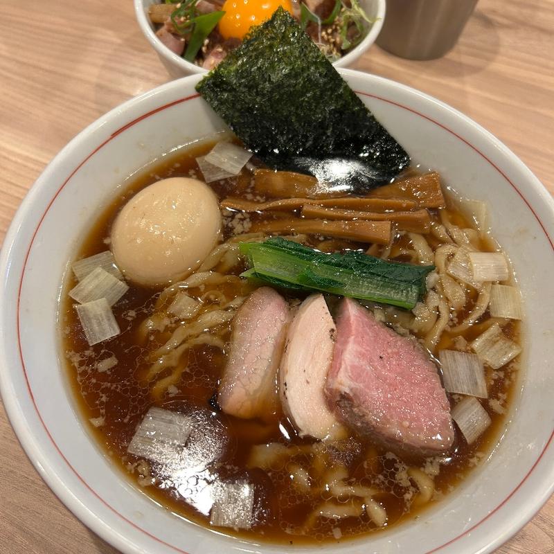 味玉手揉み中華そば(麺処 にし尾)