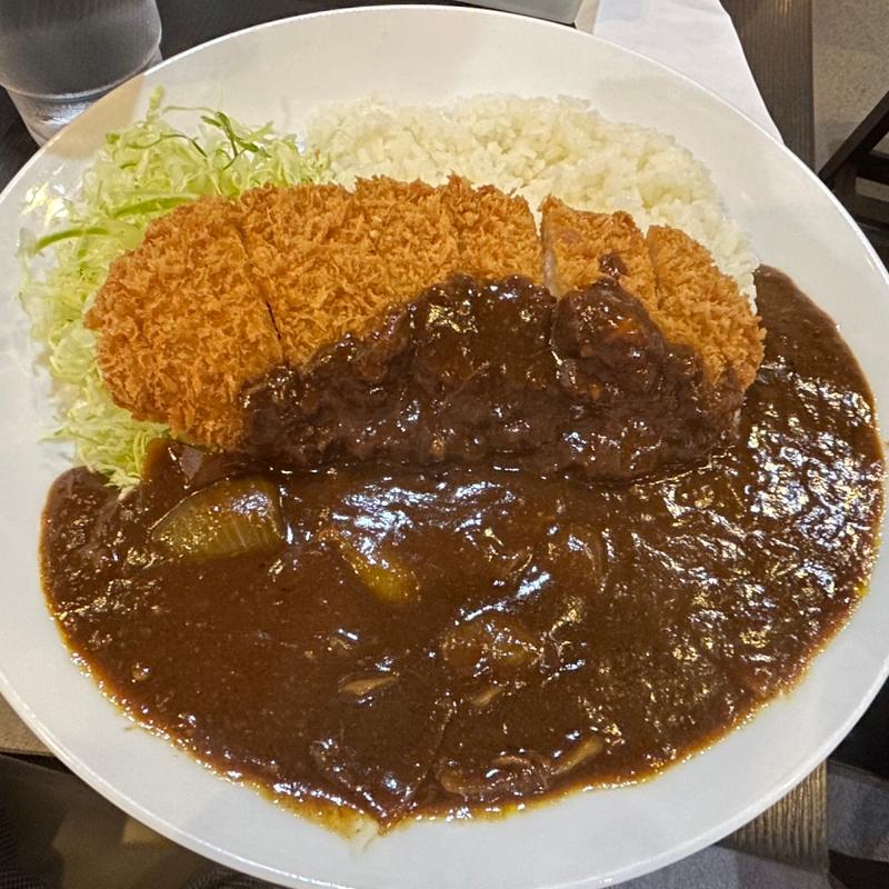 特薦ジャンボカツカレー(キッチン ニューほしの)