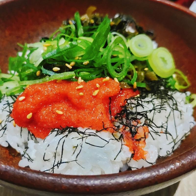 辛子明太＆高菜小丼(大江戸フードホール)