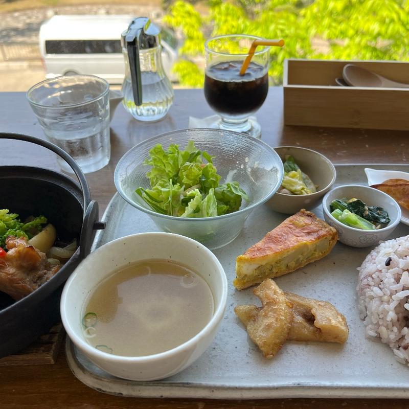 ローストチキンプレートセット(mado cafe )