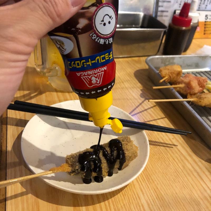 バナナの串揚げ(串かつ しゅうちゃん)