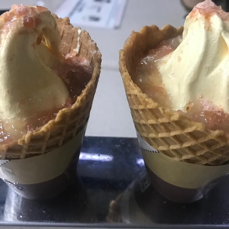 プレミアム白桃ソフト(ミニストップ 松戸五香8丁目店 （MINI STOP）)