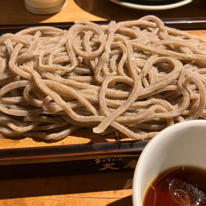 田舎せいろ(石臼粗挽き 手打そば 大庵)