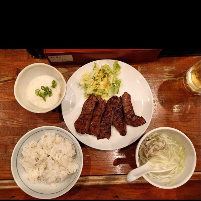 たん焼き定食　5枚(牛たん料理 閣 ブランドーム本店)