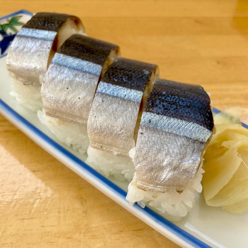 さんま寿司ミニ(印南サービスエリア下り線 スナックコーナー・フードコート （いなみさーびすえりあくだりせん）)