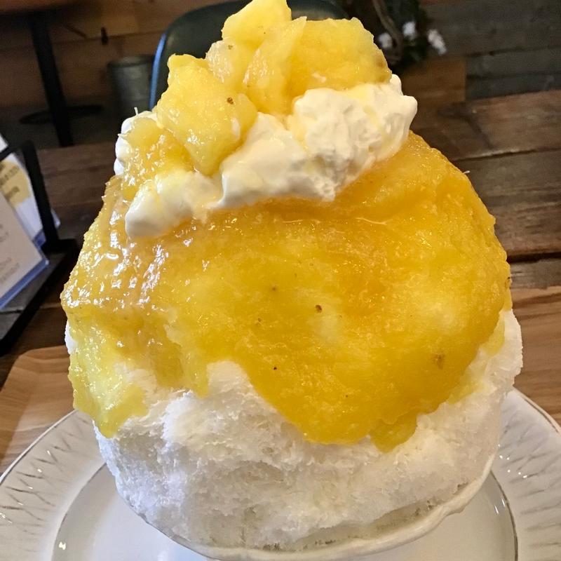 台湾パイナップルかき氷(こっそりカレー)