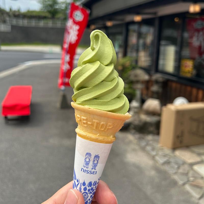 手作り抹茶ソフト(峠茶屋 )