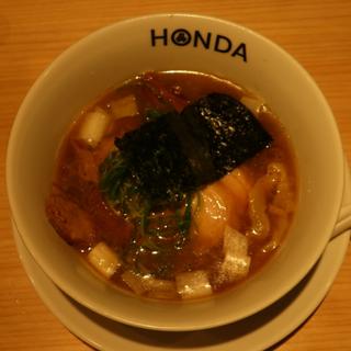 自家製手揉みらぁめん醤油(本田麺業 神田西口駅前店)