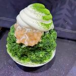 河越抹茶みるくと白あずき(川越 これがかき氷)