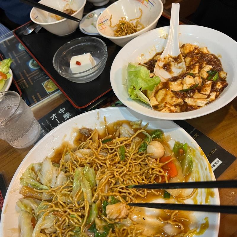 麻婆豆腐、セットに(中華そば 漢風 （カンフウ）)