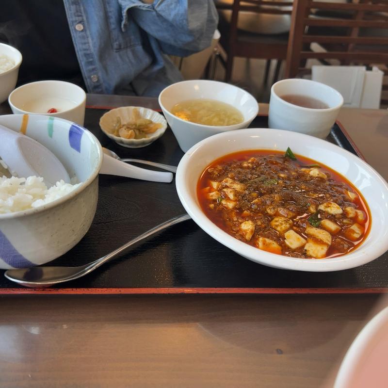 麻婆豆腐定食(ほのぼの亭)