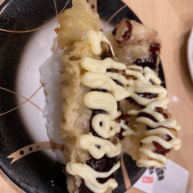 マグロ天にぎり(魚魚丸 緑区鹿山店)