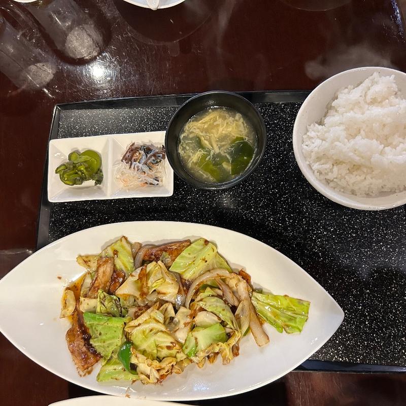 回鍋肉（ホイコーロー）定食(中華房 威風)