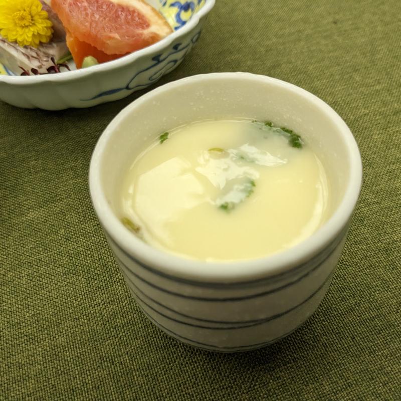 茶碗蒸し(さぎの湯温泉 夢ランドしらさぎ)