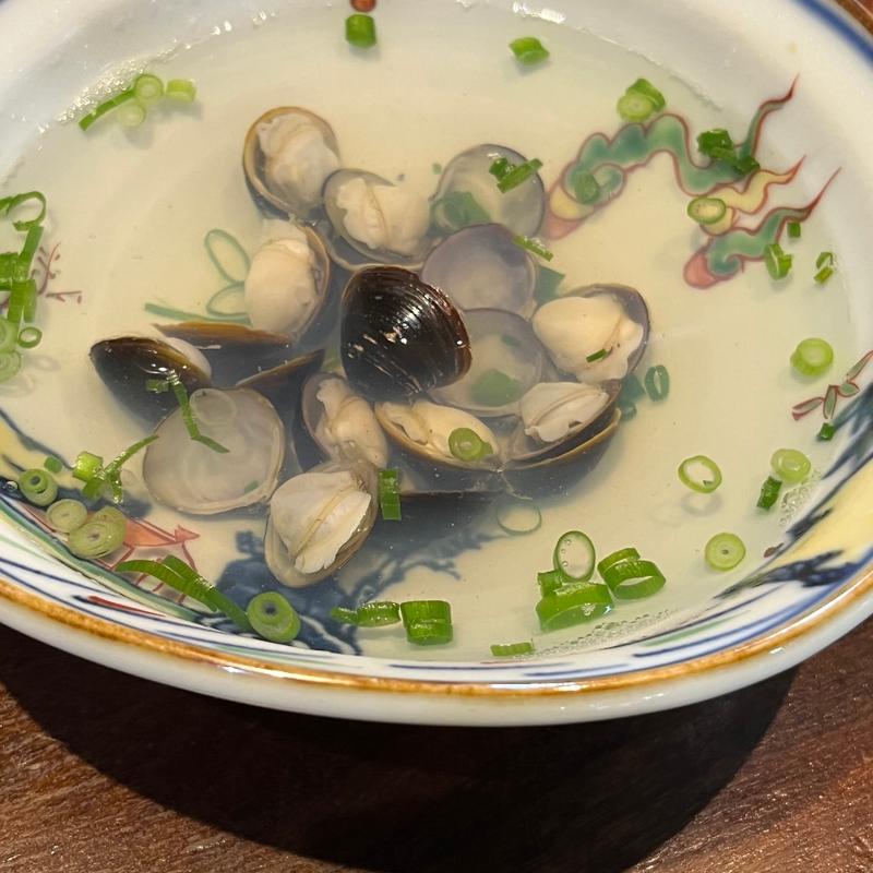 しじみ酒蒸し(根っこ )