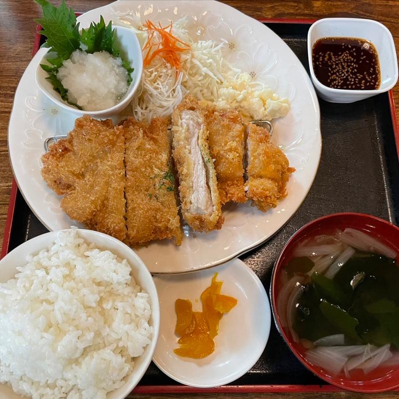 おろしポン酢豚カツ定食(味の里 珍満 )