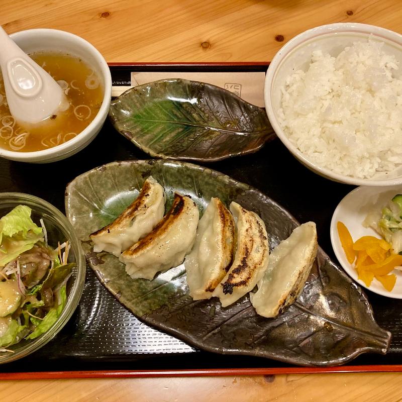 ギョウザ定食(麺亭コバ )