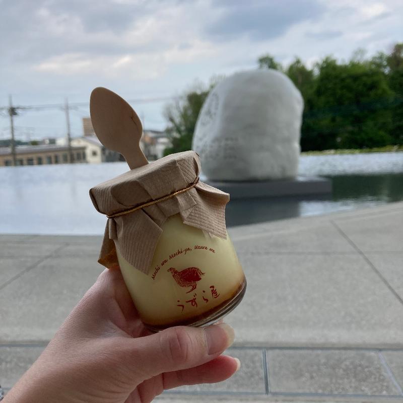 【うずら屋】濃厚プディング(角カフェ)